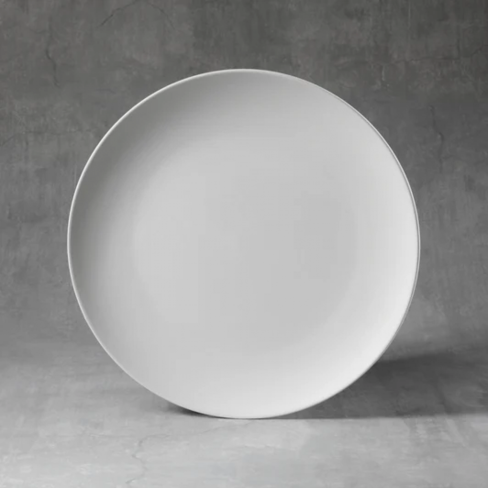 Ceramic Bisque Coupe Dinner Plate Ceramic Bisque Coupe Dinner Plate